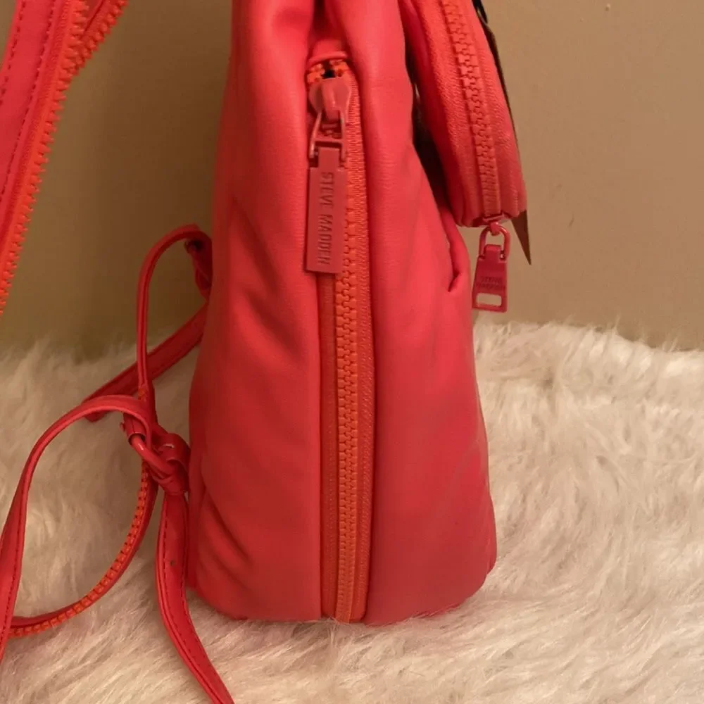 NWT Steve Madden (bjaya) Backpack w/Matching Coin Pouch -Pink